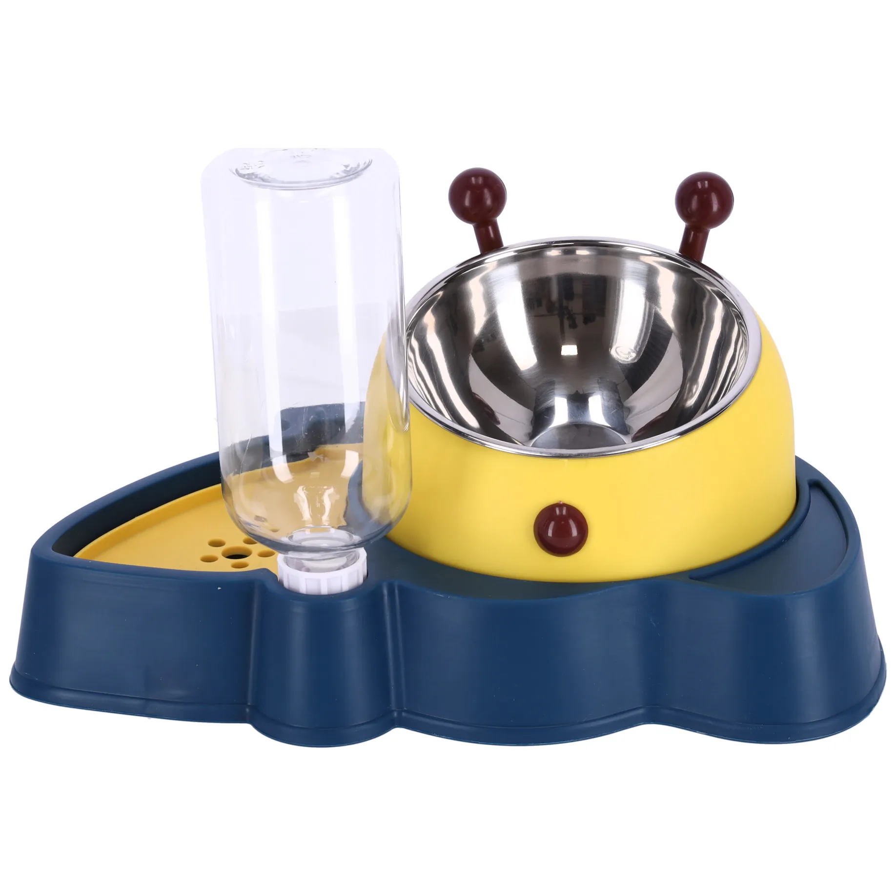Miska AquaPet 2w1 - Automatyczny Dozownik Wody dla Psa i Kota (Niebieska) - obrazek 2