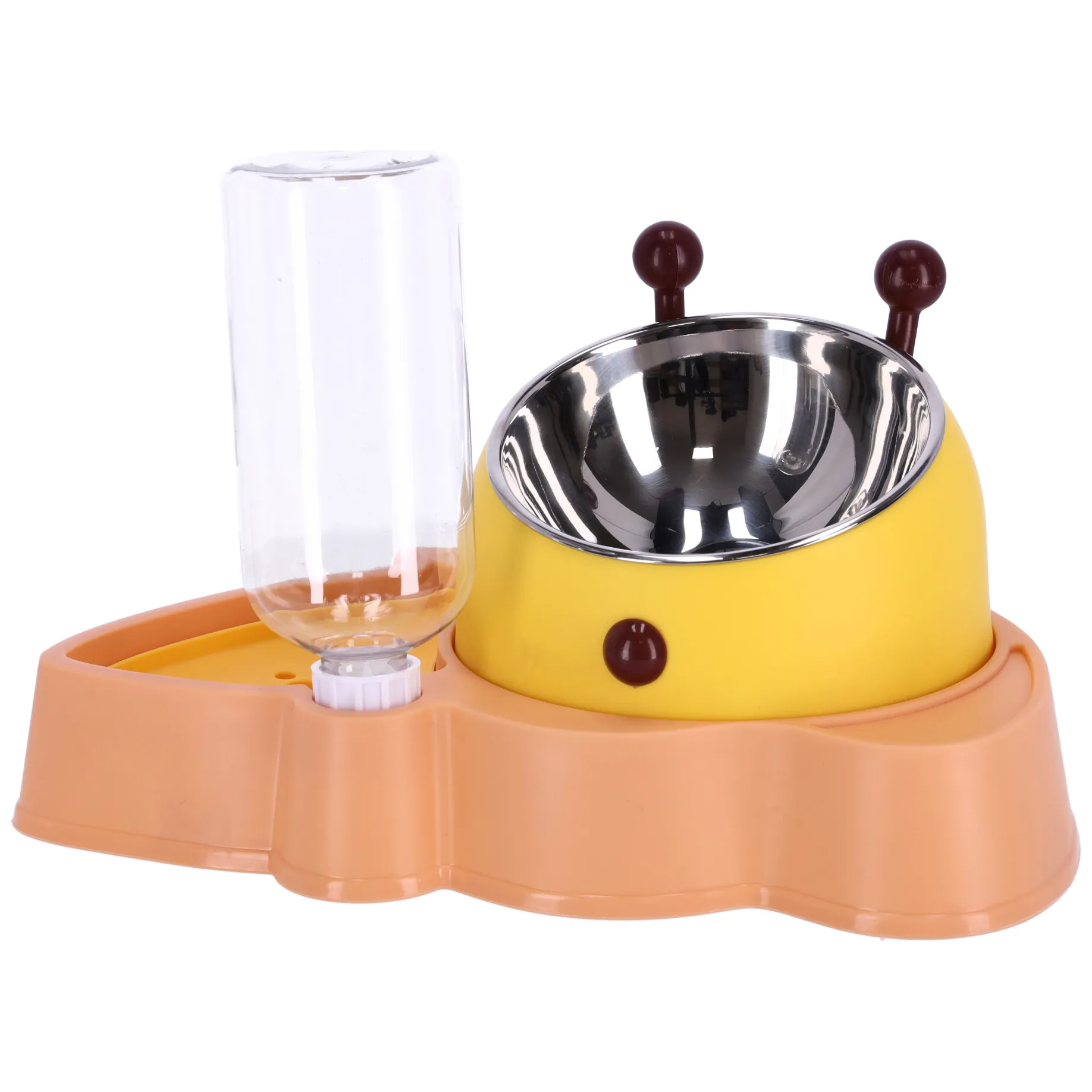 Miska AquaPet 2w1 - Automatyczny Dozownik Wody dla Psa i Kota (Różowa) - obrazek 3