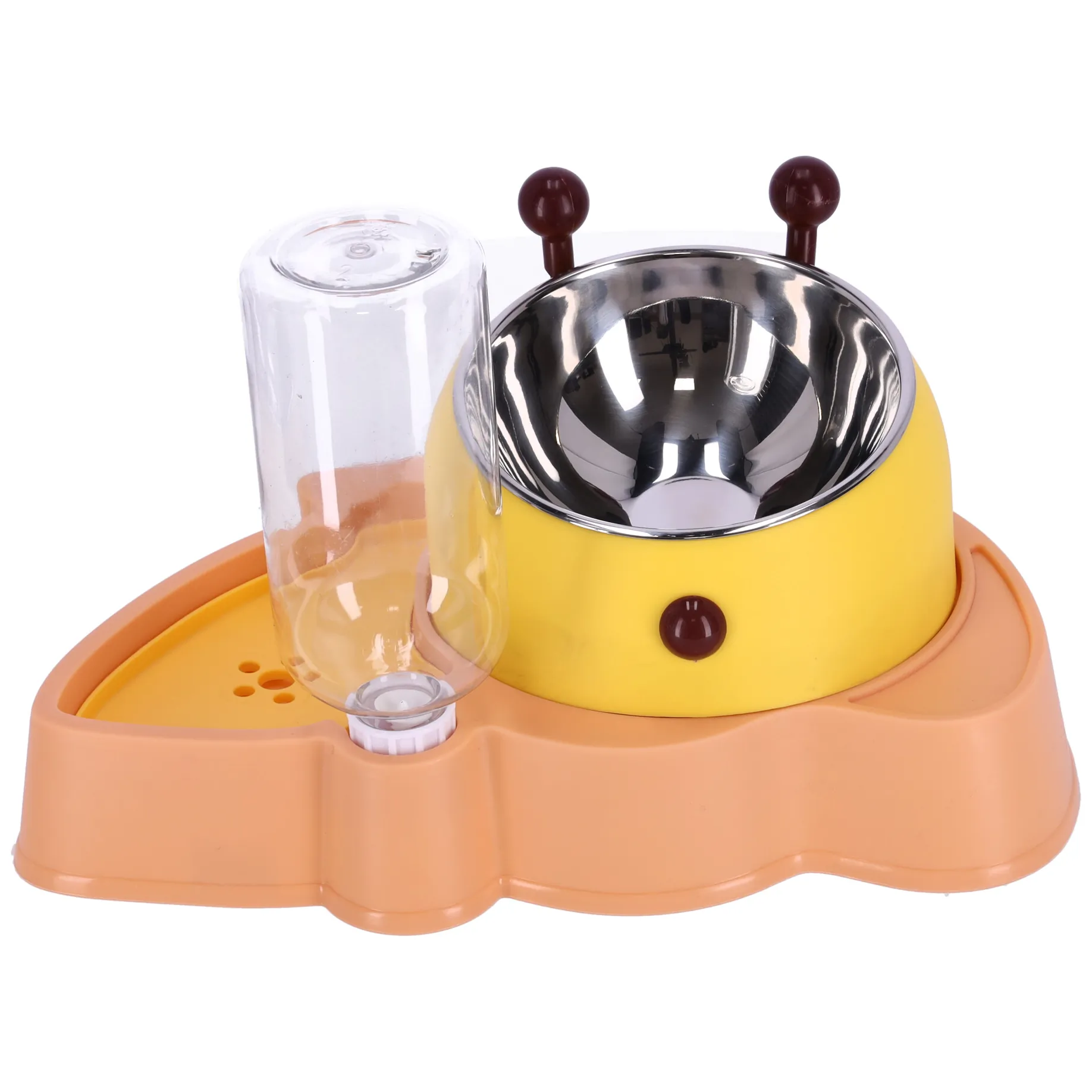 Miska AquaPet 2w1 - Automatyczny Dozownik Wody dla Psa i Kota (Różowa) - obrazek 4