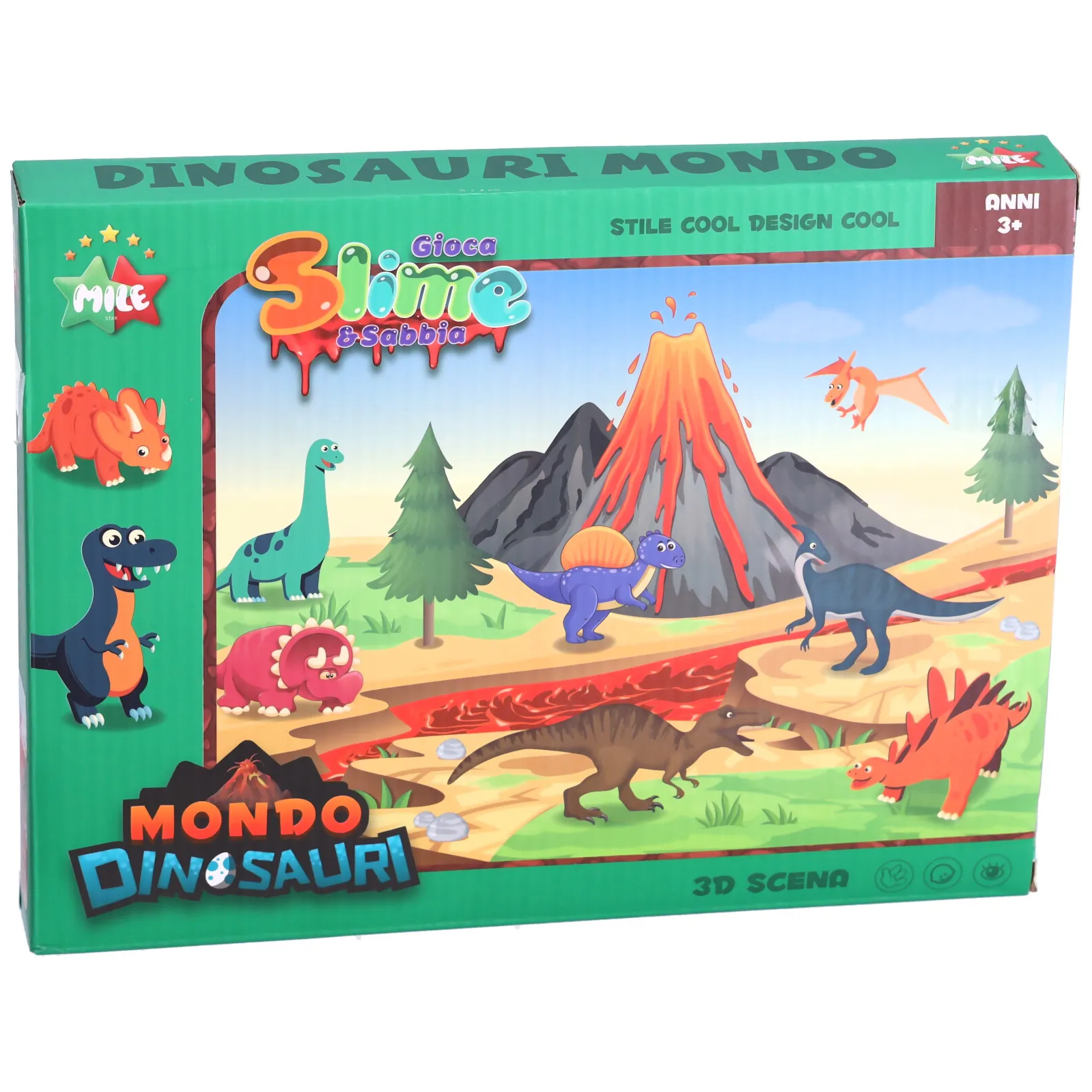 Scena 3D dinozaury DIY - obrazek 2