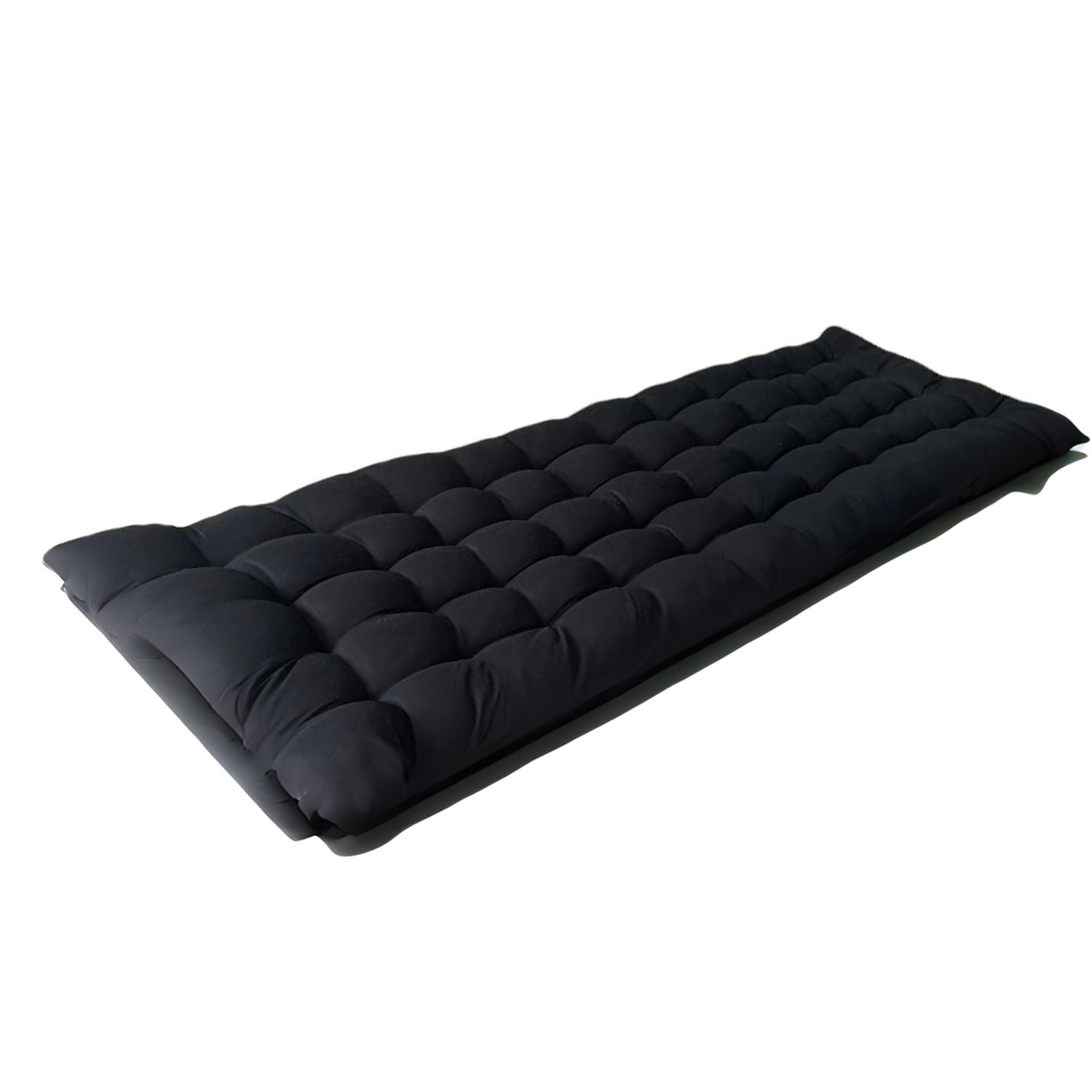 Materac na łóżko, kanadyjkę, leżak Premium - czarny - obrazek 2