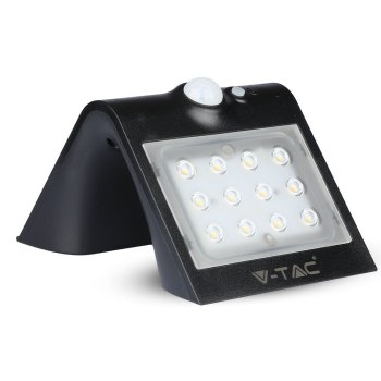 Trójkątna Lampa Solarna 1.5W, Czarna V-TAC
