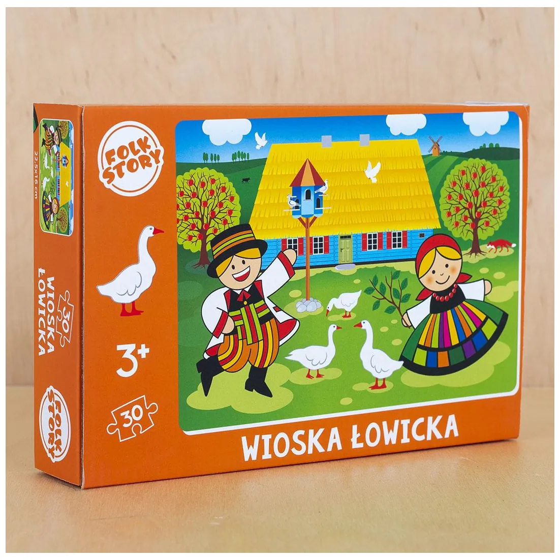 Puzzle Wioska Łowicka FOLKSTAR 30 elementów