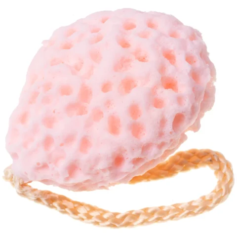 Myjka / Gąbka do kąpieli - różowa