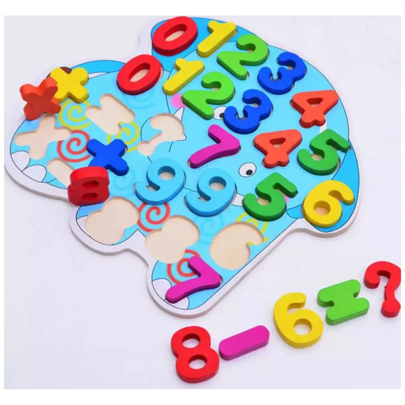 Układanka/ puzzle dla najmłodszych "Cyferki" - obrazek 4