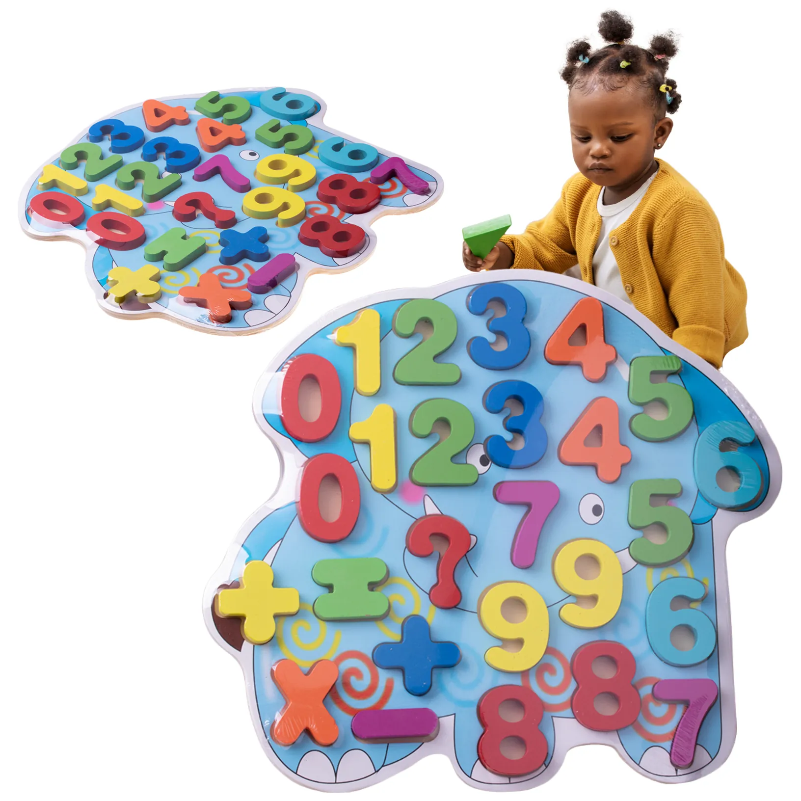 Układanka/ puzzle dla najmłodszych "Cyferki" - obrazek 5