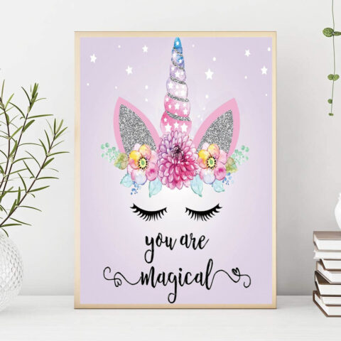 Diamentowa Mozaika 5D Zestaw Kreatywny You Are Magical 40x50 cm