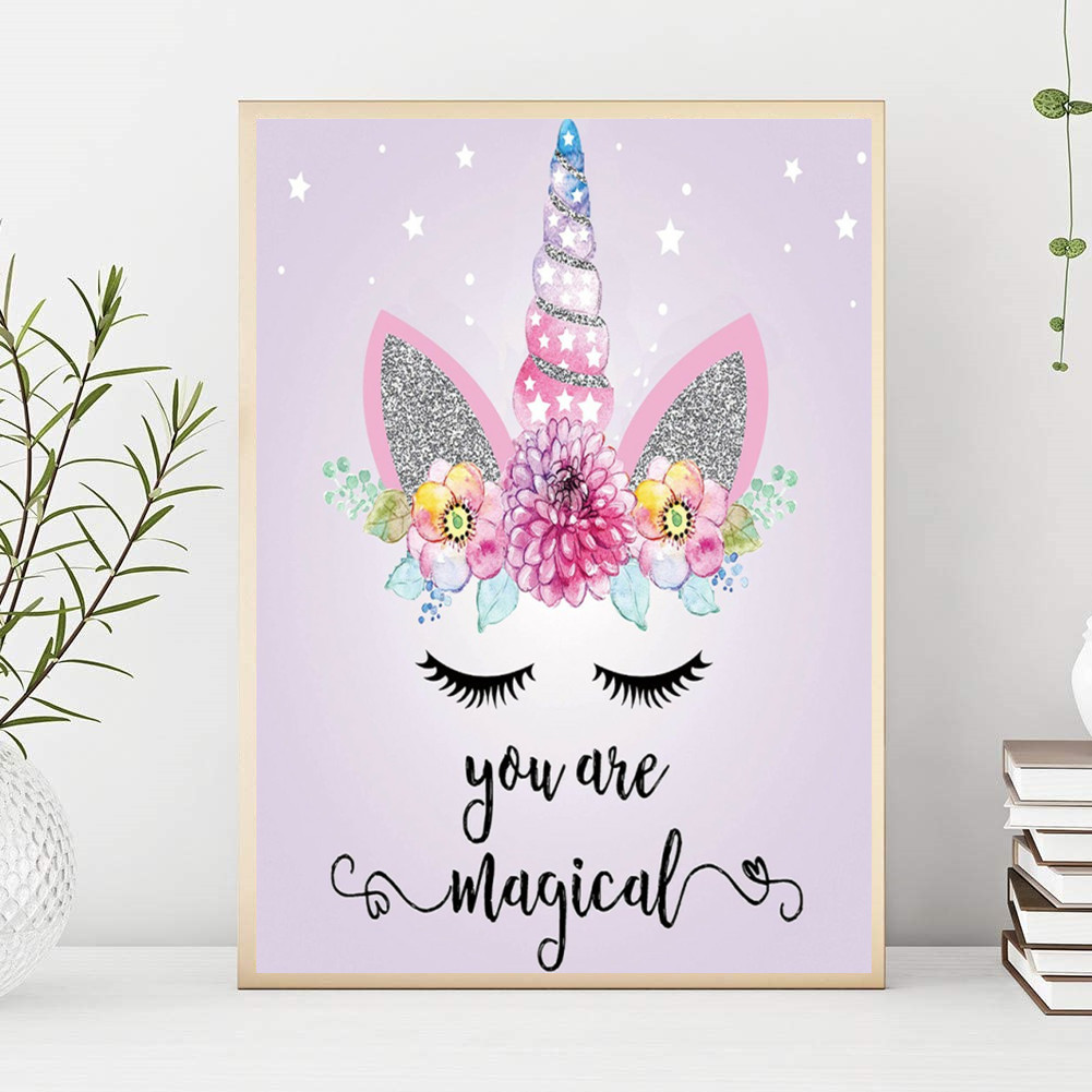 Diamentowa Mozaika 5D Zestaw Kreatywny You Are Magical 40x50 cm