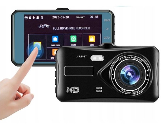 Kamera Samochodowa Wideorejestrator Jazdy HD Kamera Cofania WIFI - obrazek 12