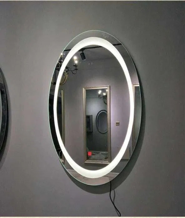 Lustro Z Oświetleniem LED Do Zawieszenia Włącznik Dotykowy 80 Cm - obrazek 4