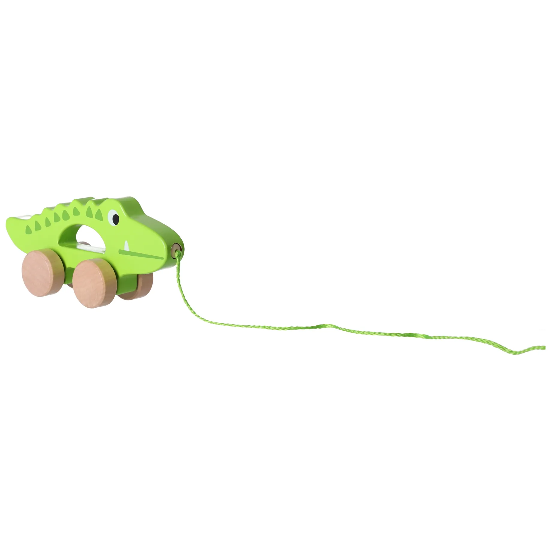 Drewniany krokodyl do ciągnięcia Tooky Toy - obrazek 2