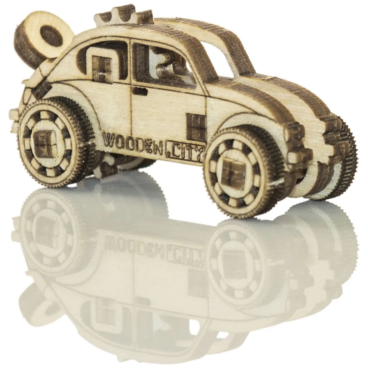 Drewniane Puzzle 3D – Zabytkowe Samochody i Motor - obrazek 5