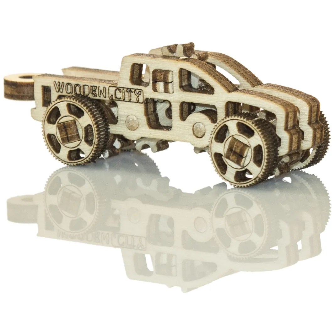 Drewniane Puzzle 3D – Ciężarówki - obrazek 5