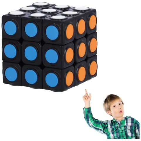Kostka logiczna 3x3x3 wielokolorowa - nowoczesna układanka edukacyjna dla dzieci od 6 lat