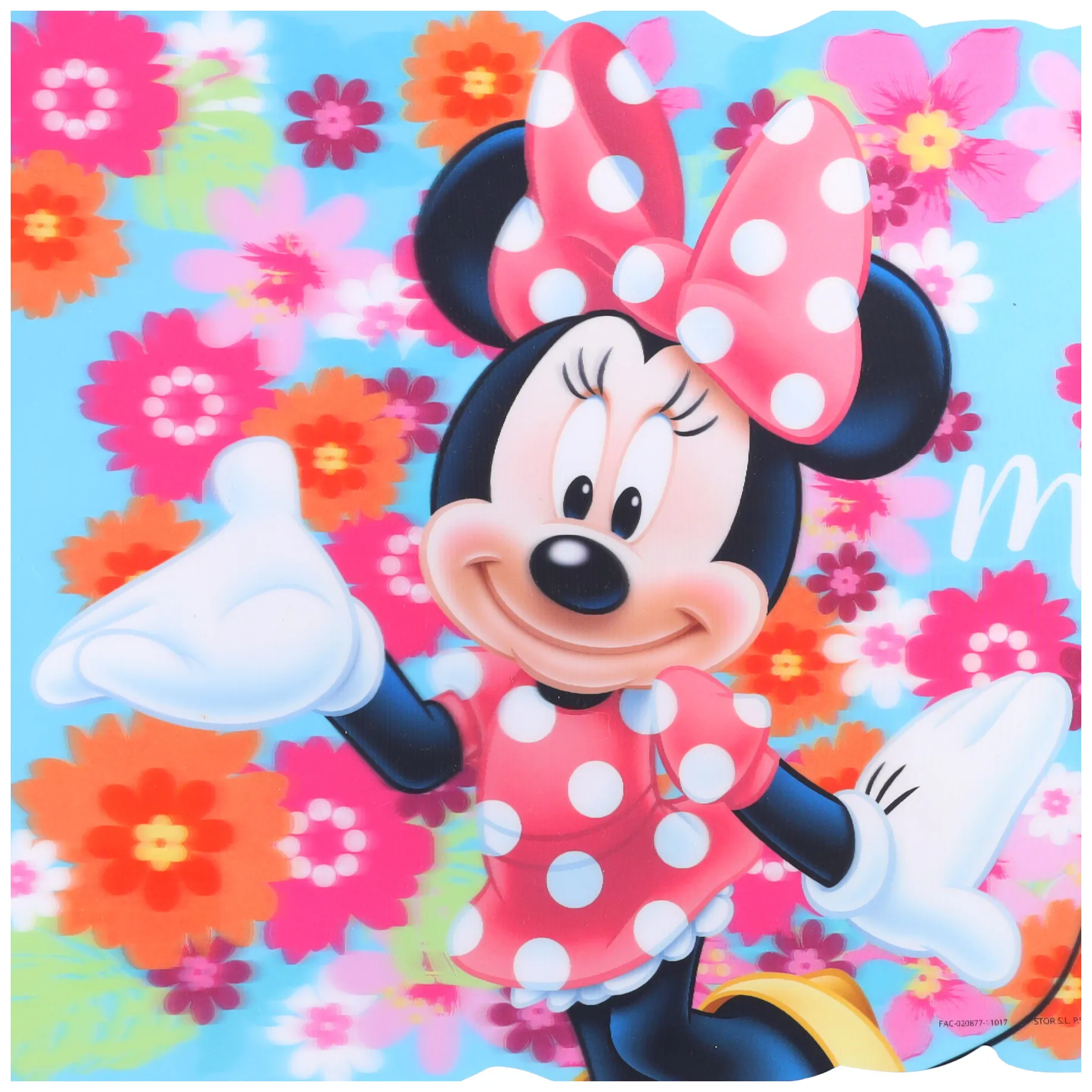 Podkładka plastikowa kształtowana 43x28cm MINNIE BLOOM - obrazek 2