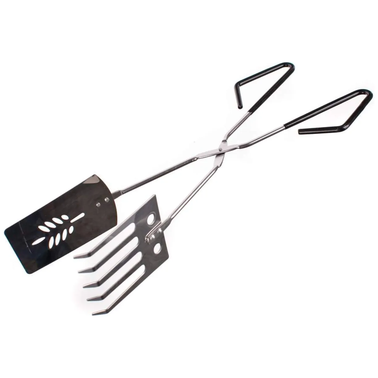Chromowane szczypce BBQ 38cm - obrazek 3