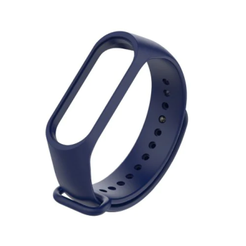 Silikonowy pasek opaska do Xiaomi Mi Band 3/ Xiaomi Mi Band 4 - granatowy