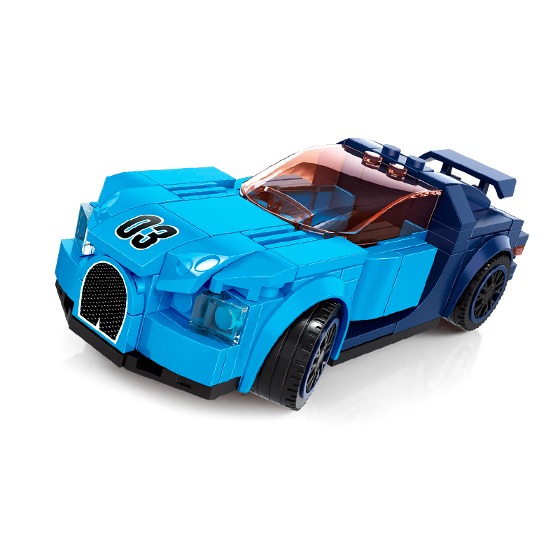 Klocki konstrukcyjne Bugatti Chiron supercar zabawka dla dzieci 6+