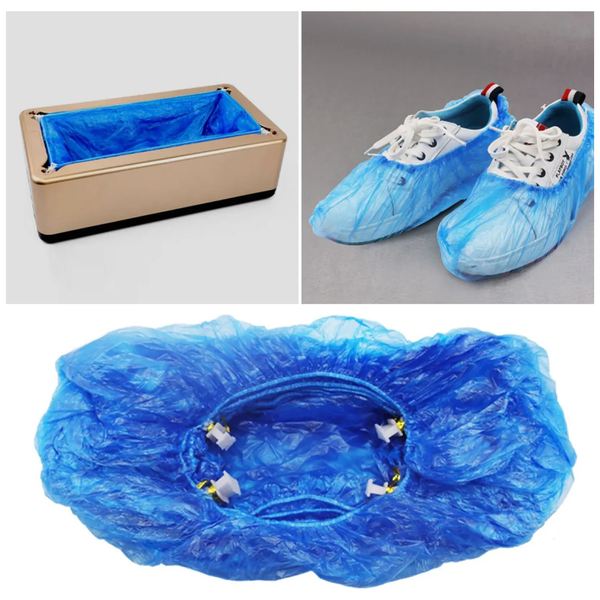 Foliowe ochraniacze na buty 100 szt - obrazek 2