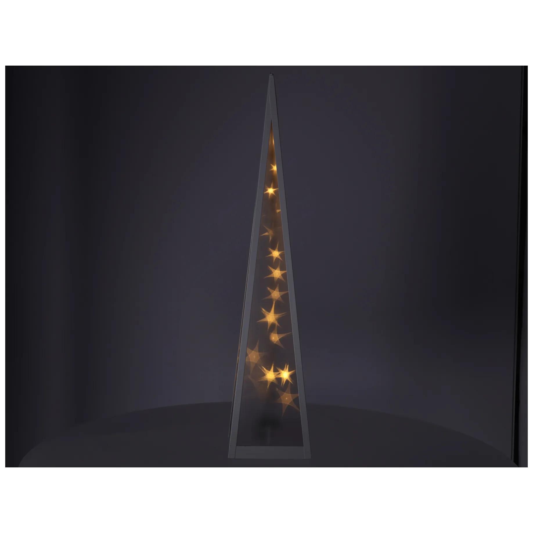 Świąteczna Choinka Lampa LED Gwiazdki obrotowe 60 cm - obrazek 8