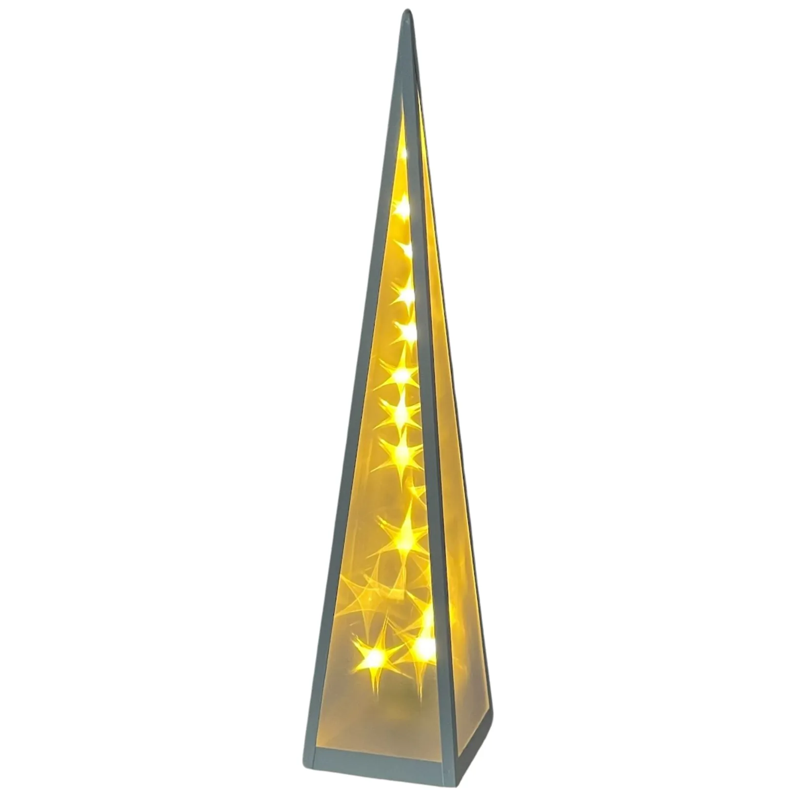 Świąteczna Choinka Lampa LED Gwiazdki obrotowe 60 cm - obrazek 9