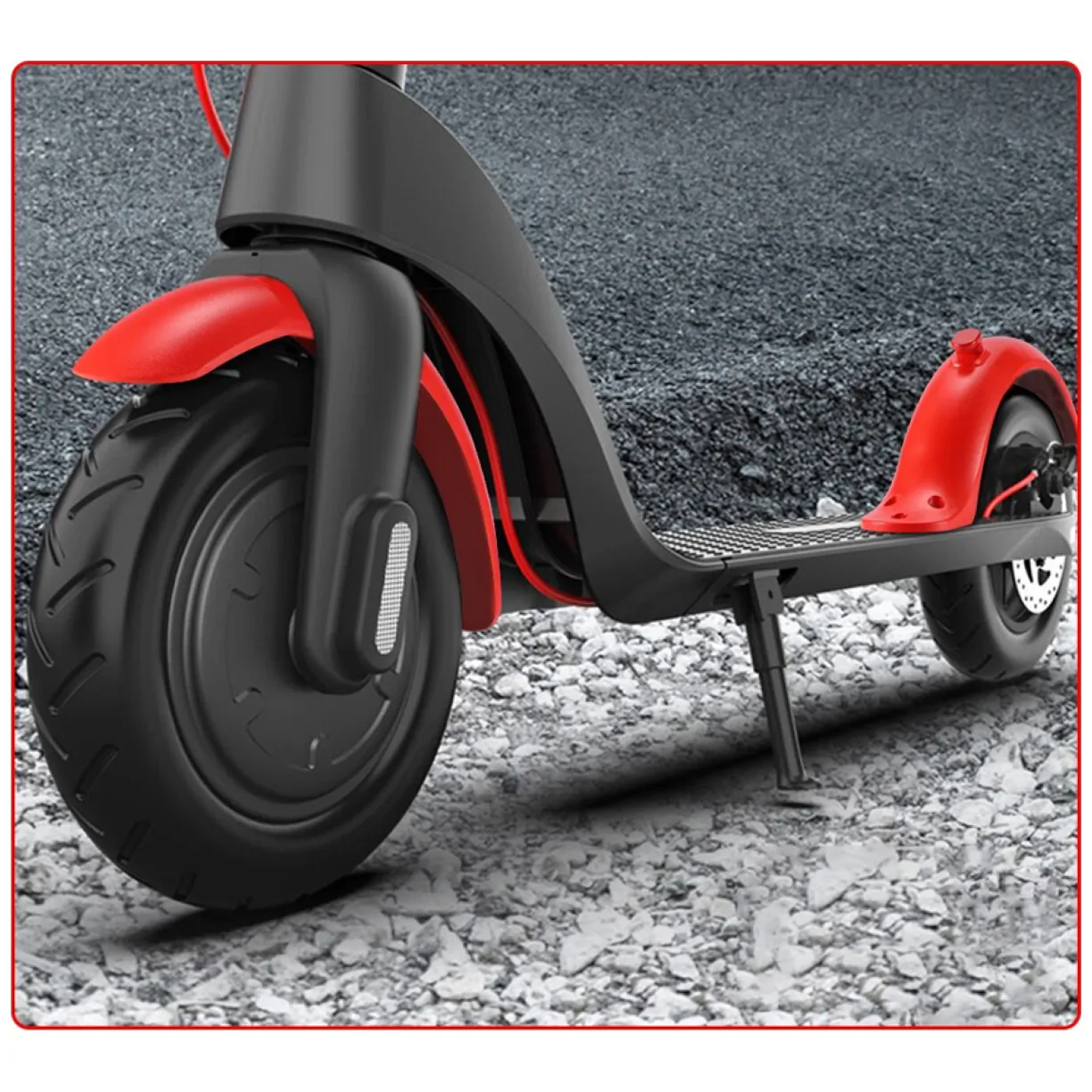 Zestaw błotników do hulajnogi Xiaomi M365 / PRO - czerwony - obrazek 6