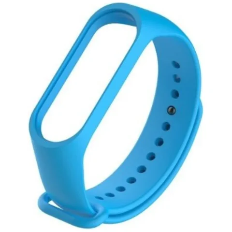 Silikonowy pasek opaska do Xiaomi Mi Band 5/ Xiaomi Mi Band 6 - jasno niebieski