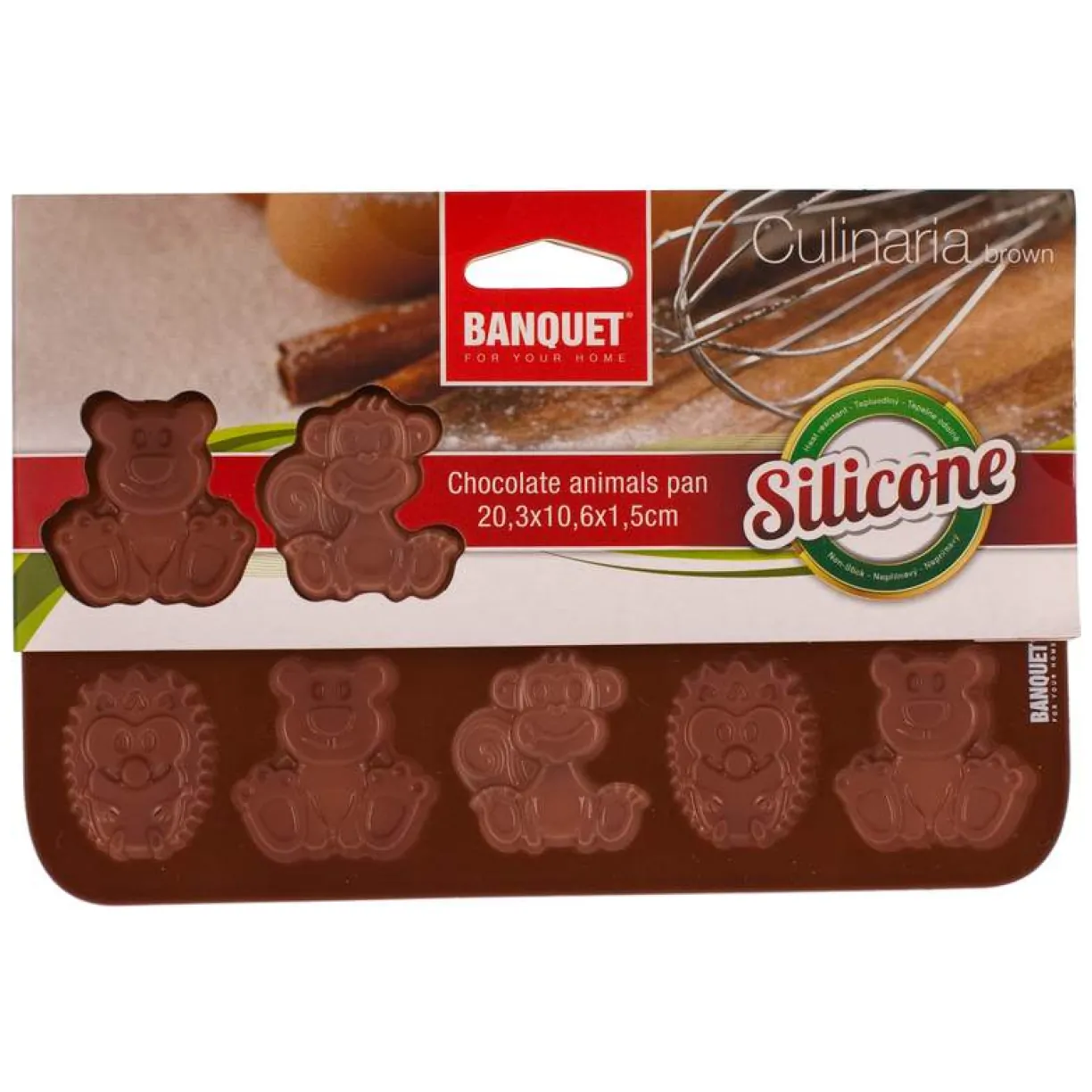 Silikonowa forma Zwierzątka II 10szt - obrazek 2