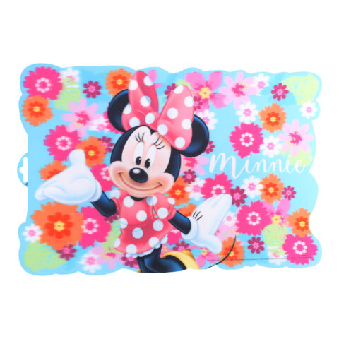 Plastikowa podkładka dla dzieci z Myszką Minnie, łatwa do mycia, na biurko
