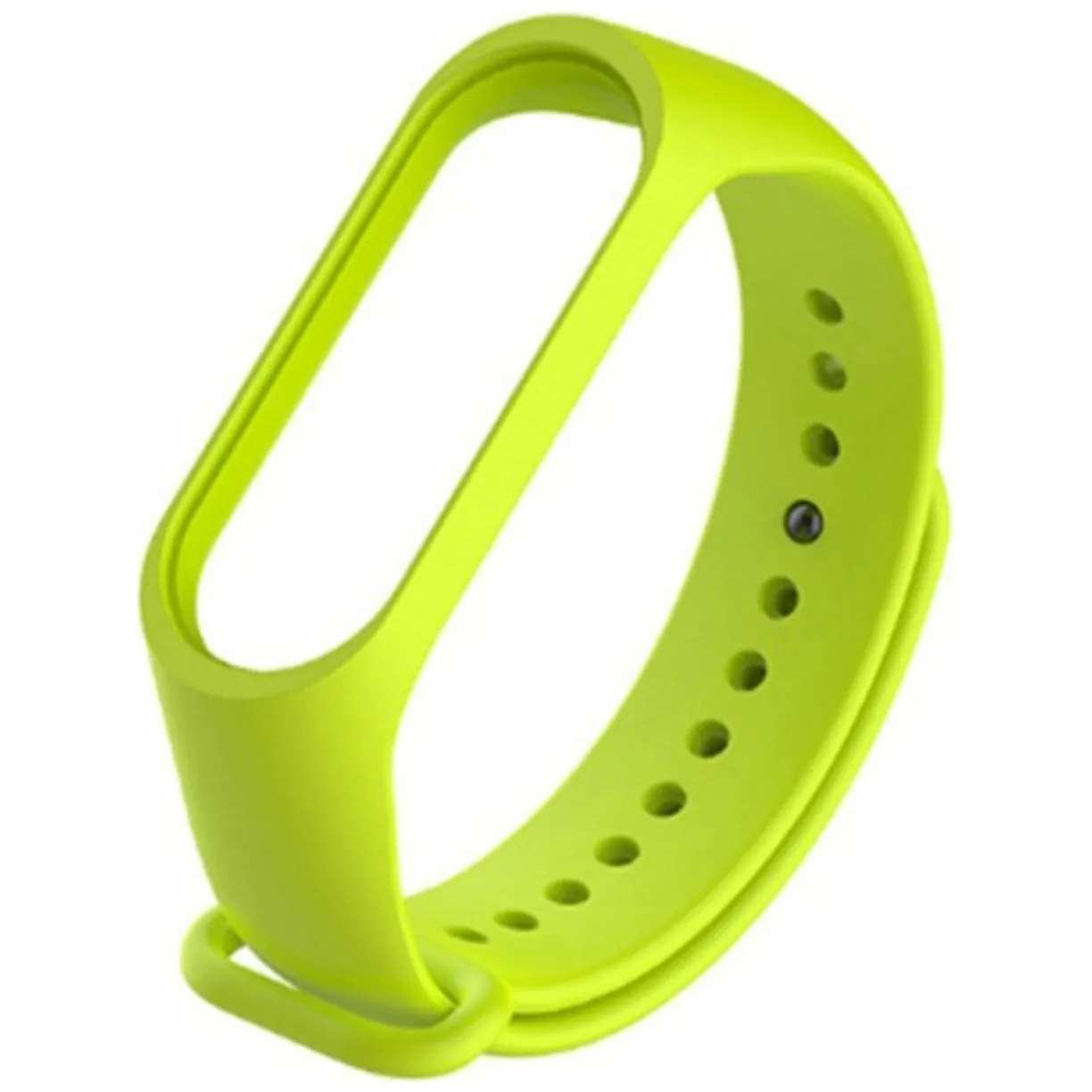 Silikonowy pasek opaska do Xiaomi Mi Band 3/ Xiaomi Mi Band 4 - limonkowy