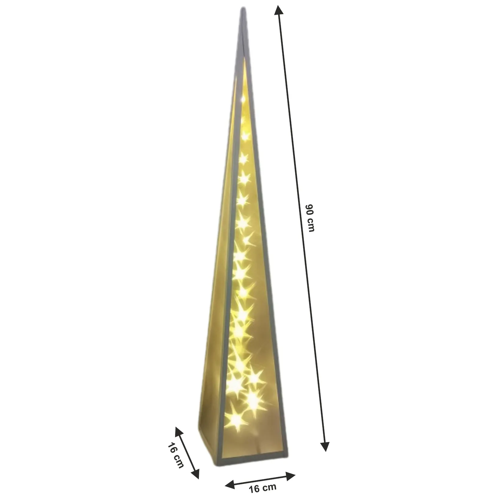 Świąteczna Choinka Lampa LED Gwiazdki obrotowe 90 cm - obrazek 8