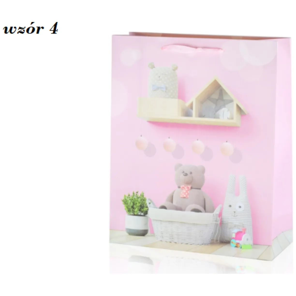 Torebka prezentowa kids room 23cm x 18cm - obrazek 5