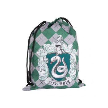 Plecak materiałowy Harry Potter - Slytherin, 43x32 cm PRODUKT LICENCJONOWANY, ORYGINALNY