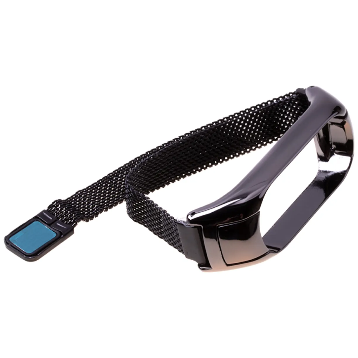 Pasek opaska Xiaomi Mi Band 5 Magnes - czarny - obrazek 2