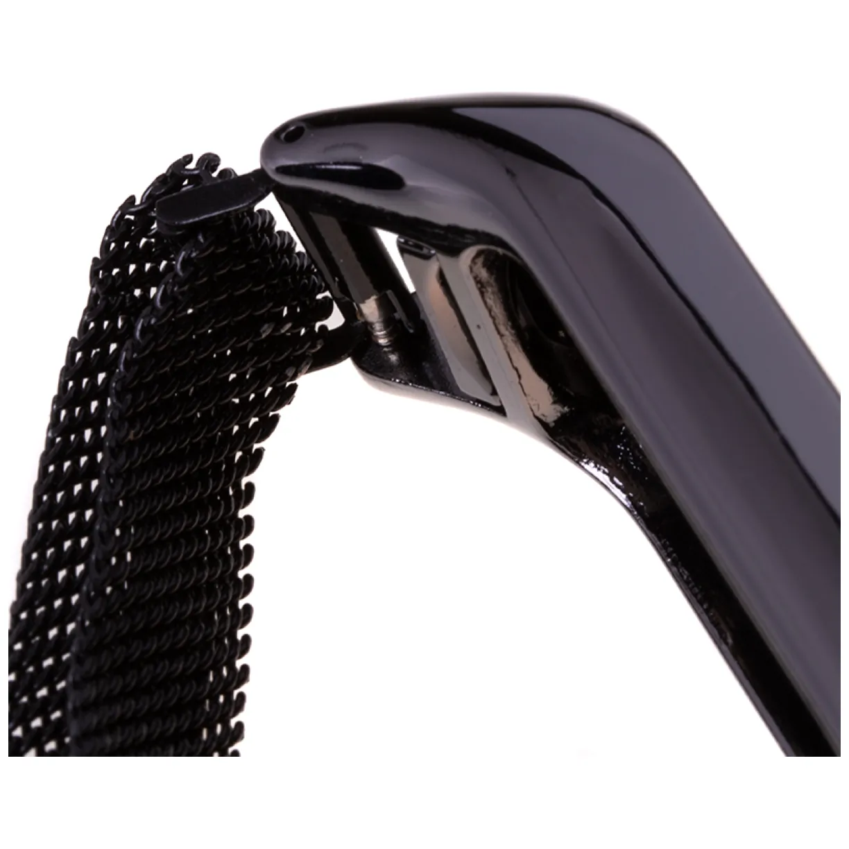 Pasek opaska Xiaomi Mi Band 5 Magnes - czarny - obrazek 3