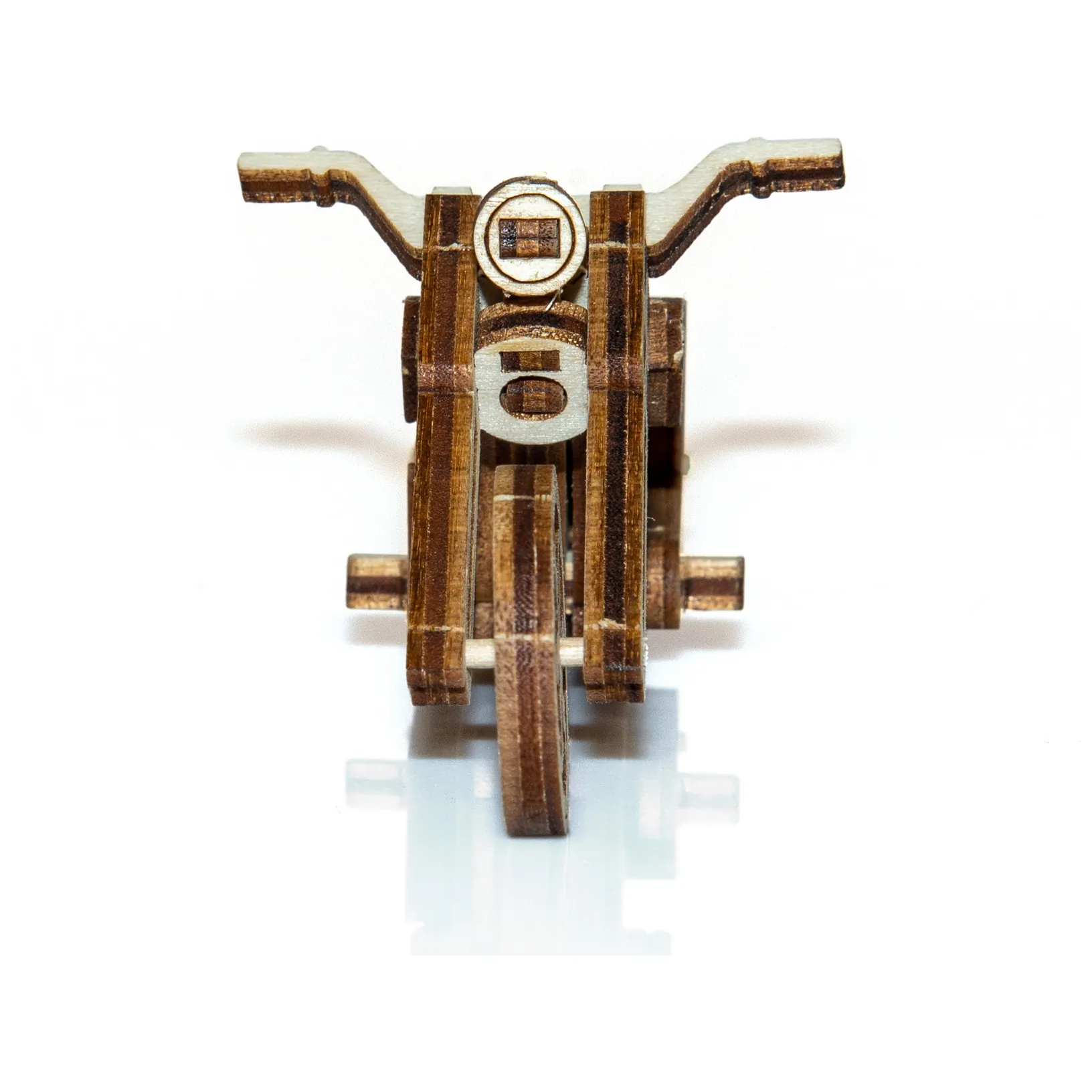Drewniane Puzzle 3D – Motocykl Chopper - obrazek 4