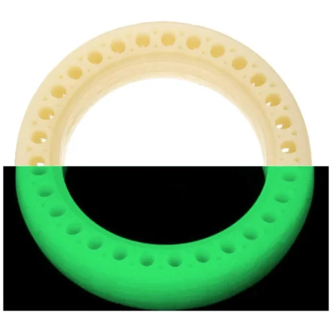 Opona bezdętkowa pełna pneumatyczna 8.5 Hulajnoga Xiaomi M365 /Pro Fluorescencyjna - zielona