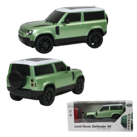 Zdalnie sterowany samochód Land Rover Defender 90 1:24 - zielony