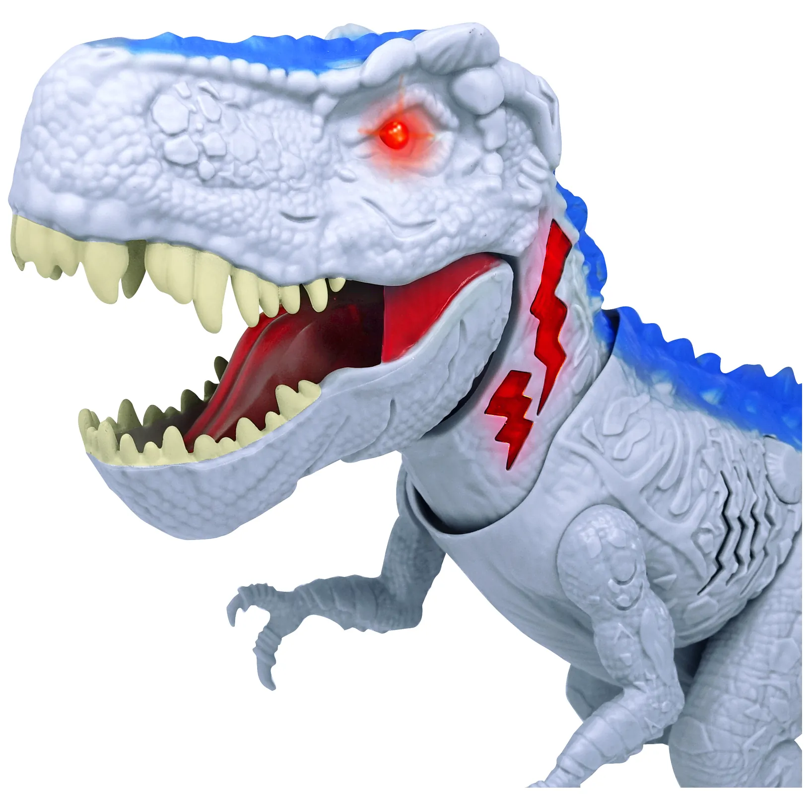 Potężny Dinozaur w kolorze Szaro Niebieskim Dragon-i Toys - obrazek 3