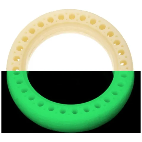 Opona bezdętkowa pełna pneumatyczna 8.5 Hulajnoga Xiaomi M365 /Pro Fluorescencyjna - zielona