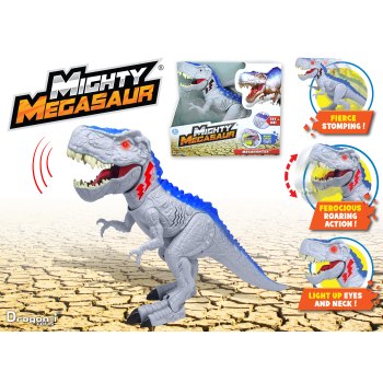 Potężny Dinozaur w kolorze Szaro Niebieskim Dragon-i Toys