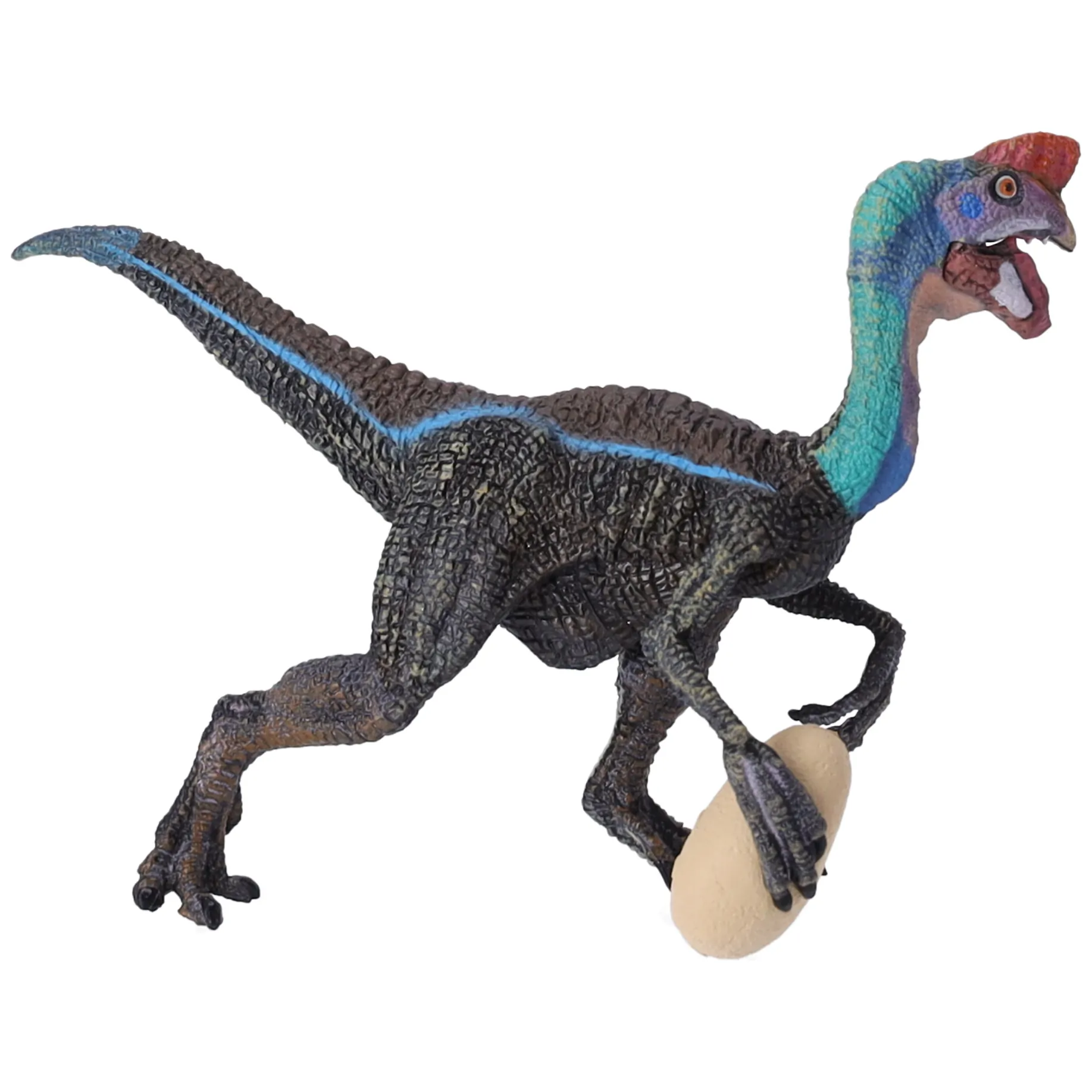 Figurka kolekcjonerska Oviraptor niebieski, Papo - obrazek 3