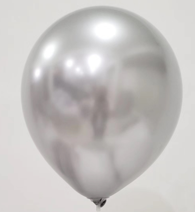 Zestaw 86 balonów urodzinowych srebrno-złotych dekoracja na przyjęcie - obrazek 3