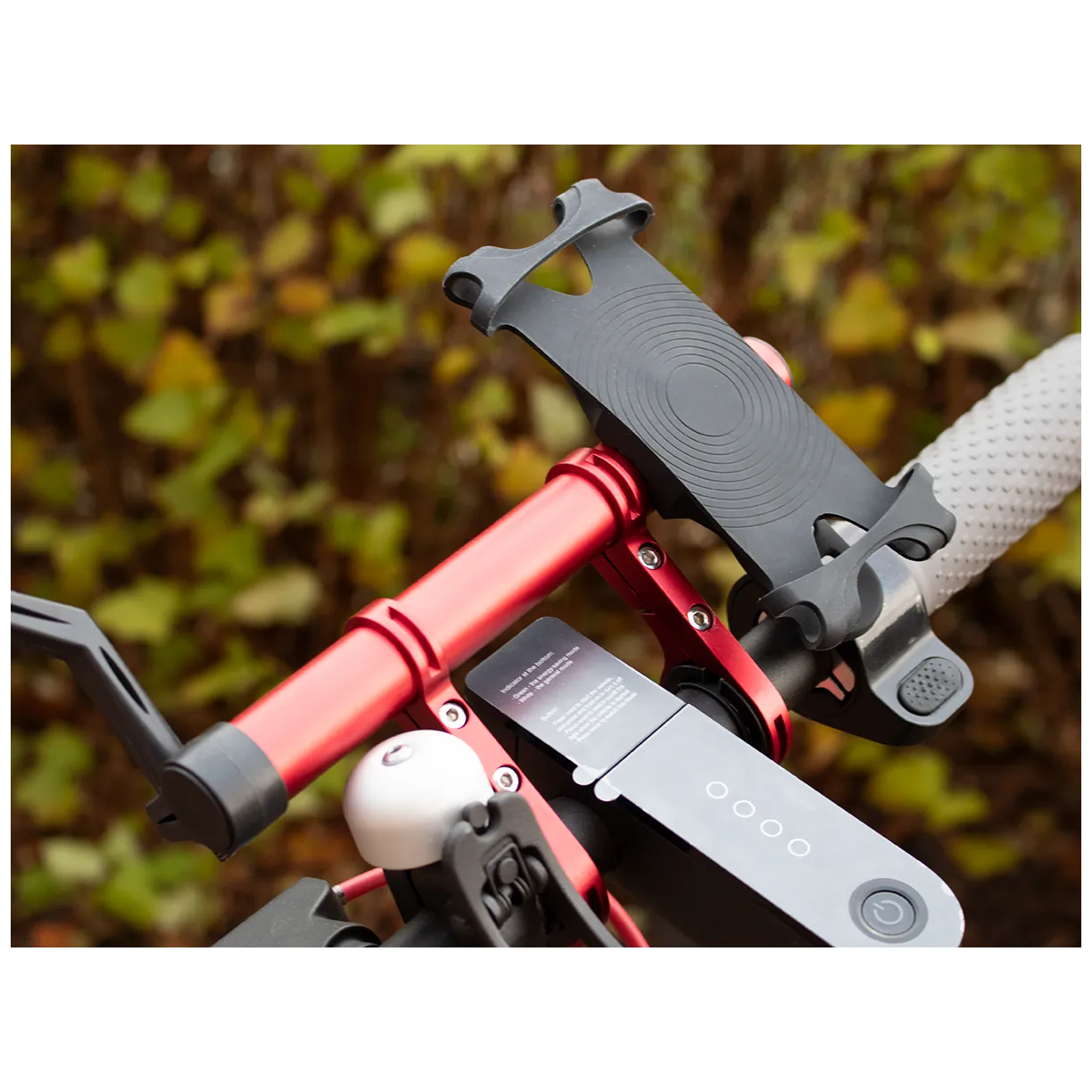 Aluminiowy uchwyt na kierownice rower/ Hulajnoga Xiaomi M365/ Pro - niebieska - obrazek 8