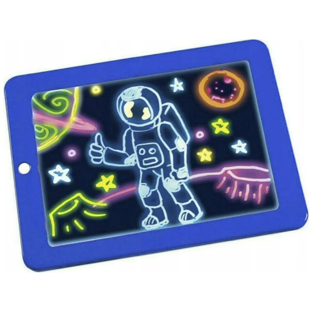 Magiczny tablet do rysowania 3D + pisaki - niebieski - obrazek 4