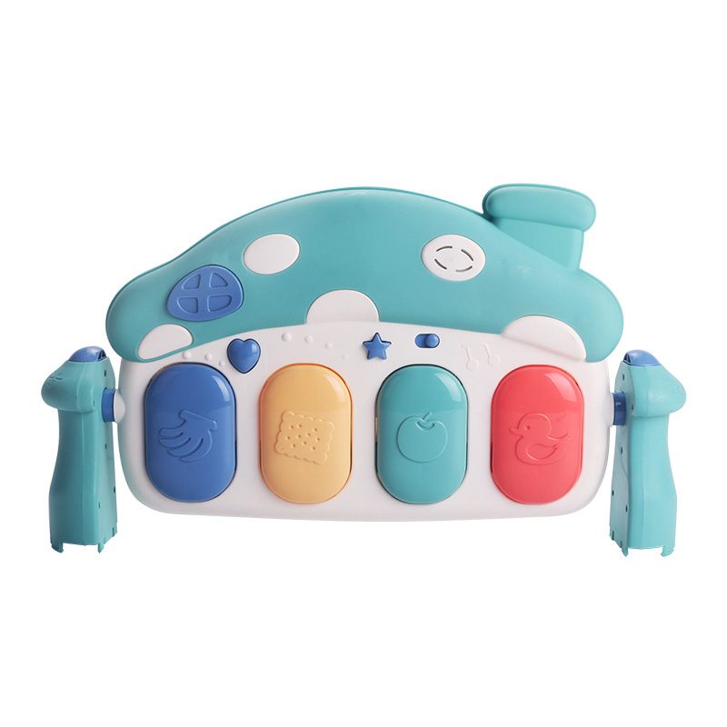 Mata edukacyjna dla niemowląt z pianinem- zielona - obrazek 13