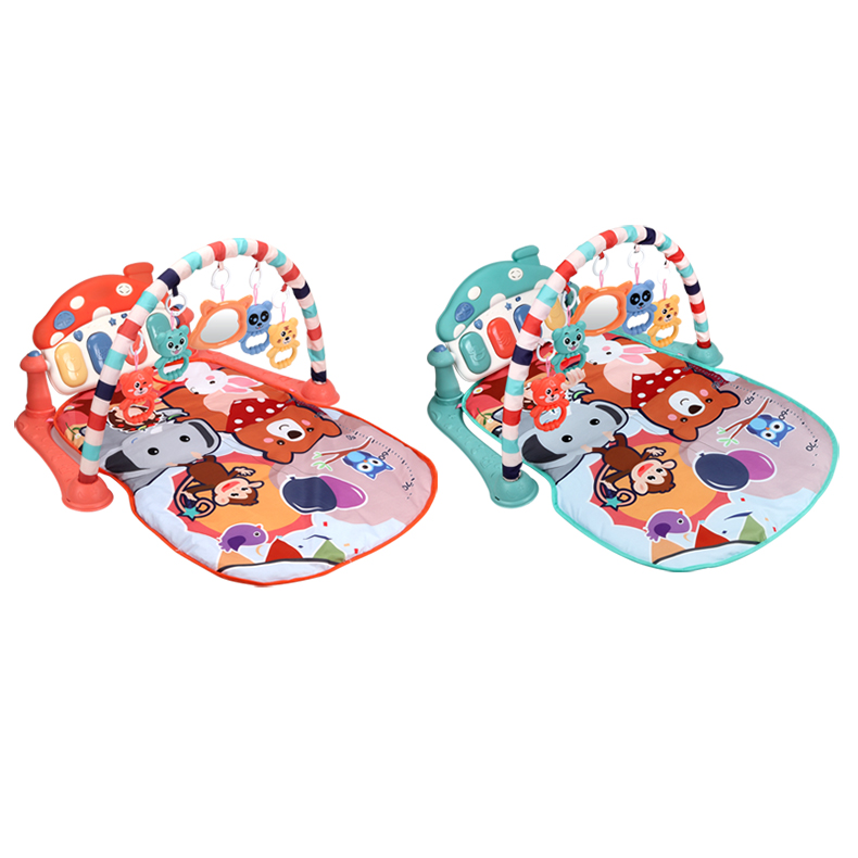 Mata edukacyjna dla niemowląt z pianinem- zielona - obrazek 16