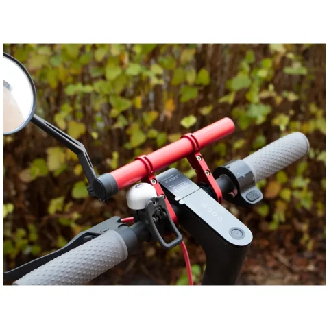 Aluminiowy uchwyt na kierownice rower / Hulajnoga Xiaomi M365/ Pro - czerwona