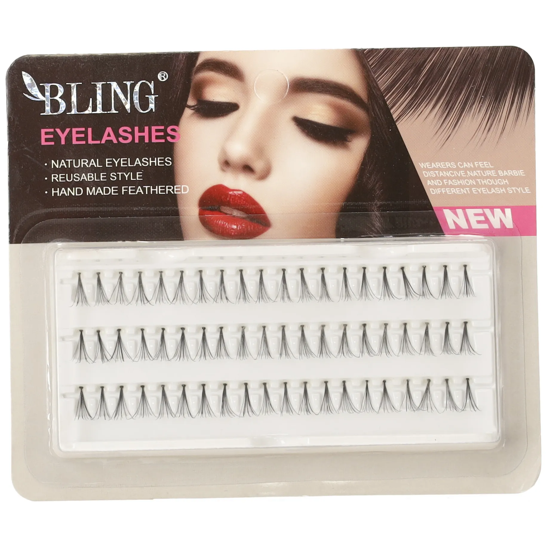 Naturalne kępki rzęs BLING, 13mm - obrazek 2