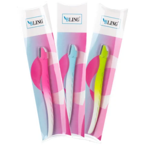 Nożyk, trymer do brwi mini BLING – Ombre